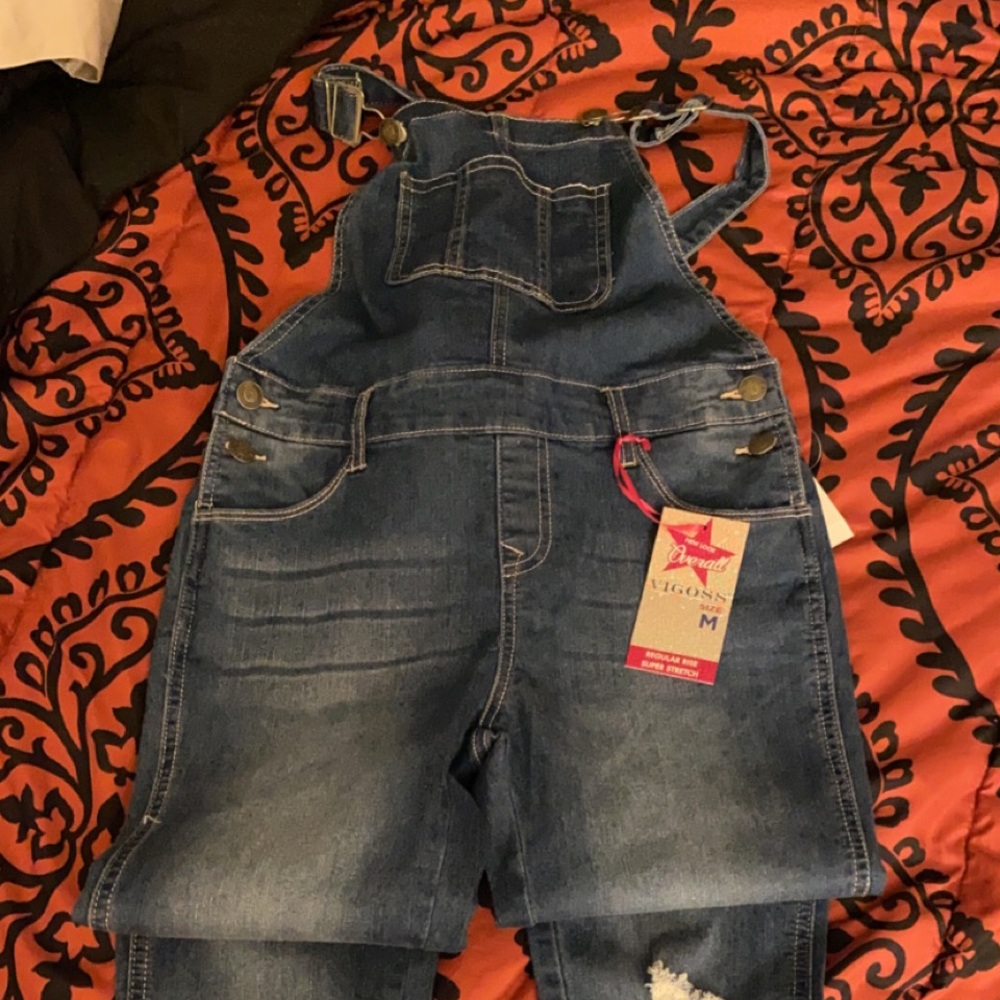 NEW! Vigoss Overalls Sz Medium (youth)